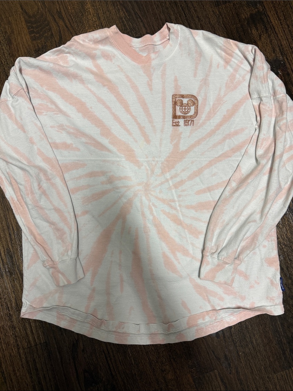 WDW Spirit Jersey Pink Tye Die in M